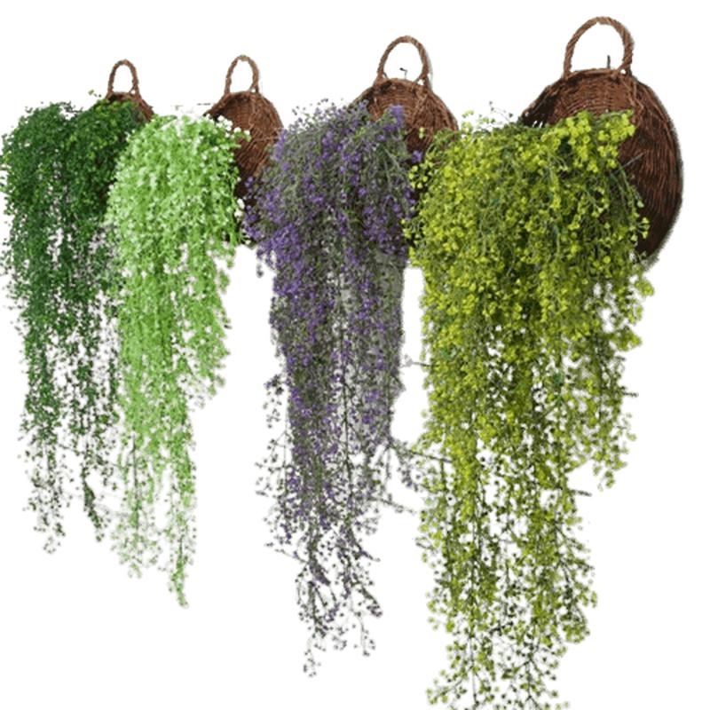 Artificial Hanging Flower Plant Vine | Willow Rattan Home Garden Wall Decoration | Lifelike & Versatile